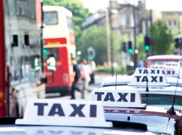 Cab In Dunfermline Town Centre - Mushy Cab