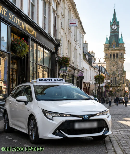 Taxi Service Across Dunfermline and Fife by Mushy Cabs- mushycabs.co.uk